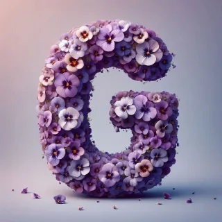Pansies — letter G
