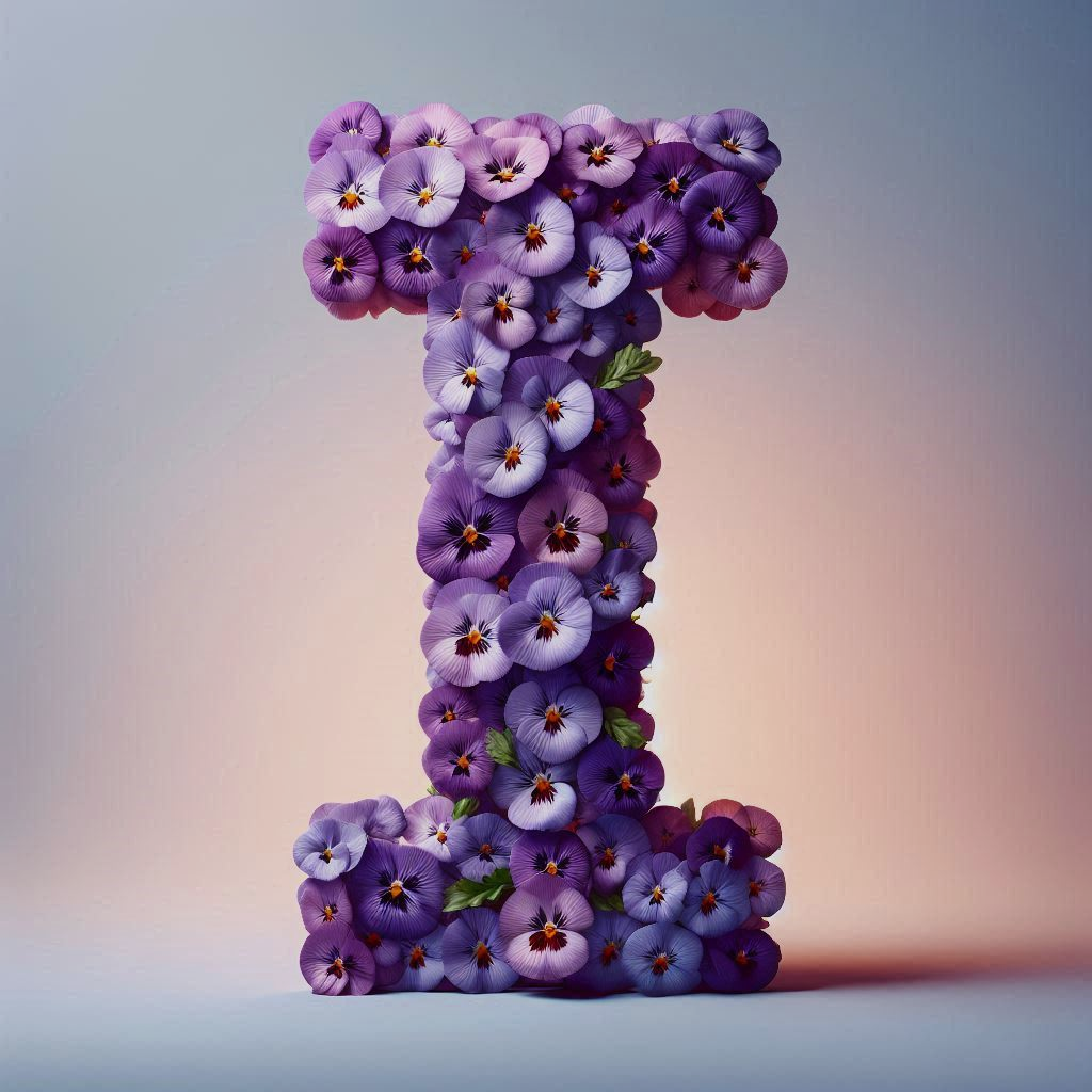 Pansies — letter I