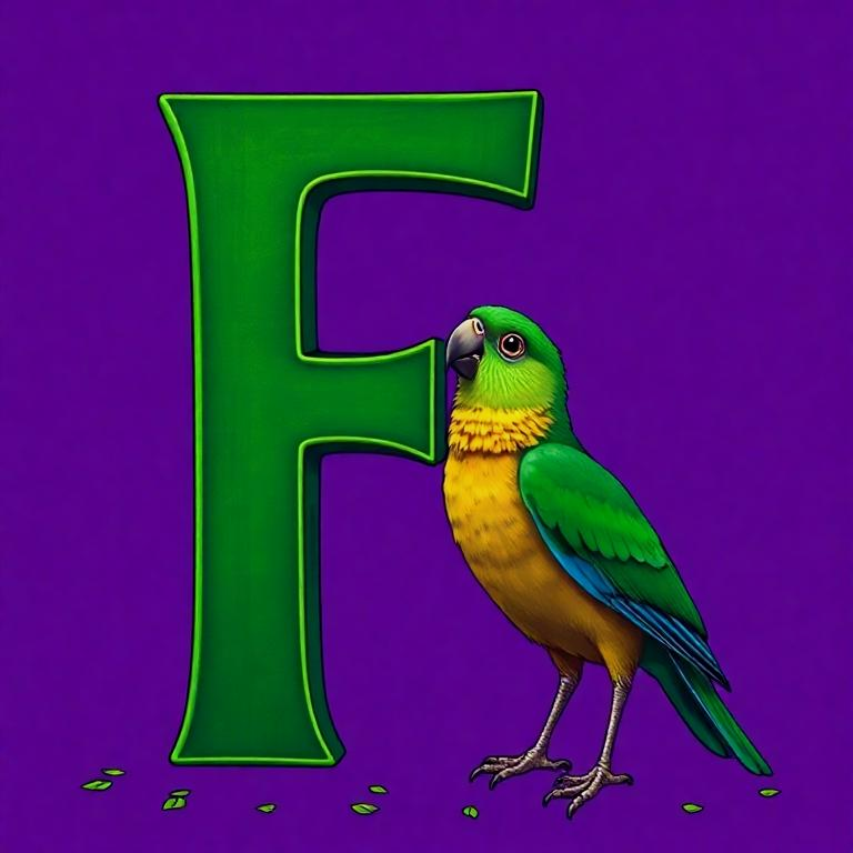 Parrot — letter F