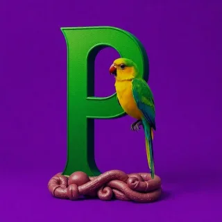 Parrot — letter P