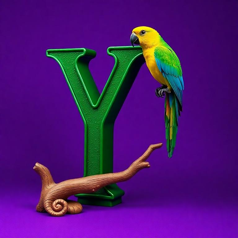Parrot — letter Y