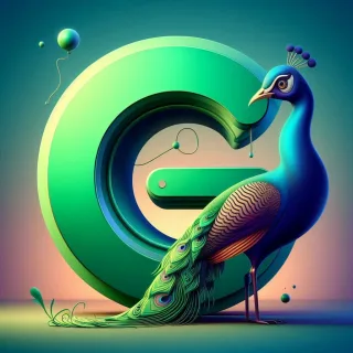 Peacock — letter G