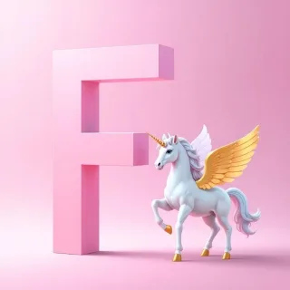 Pegasus — letter F