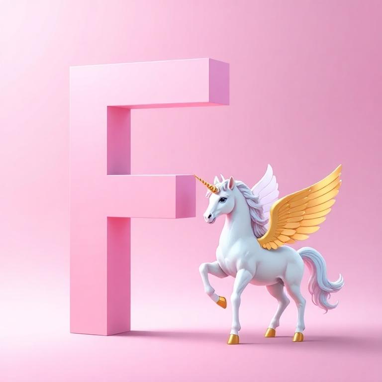 Pegasus — letter F