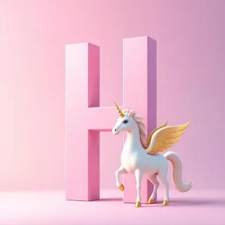 Pegasus — letter H