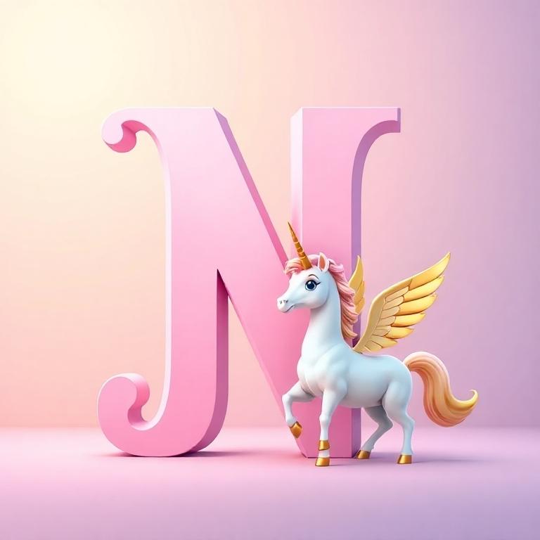 Pegasus — letter N