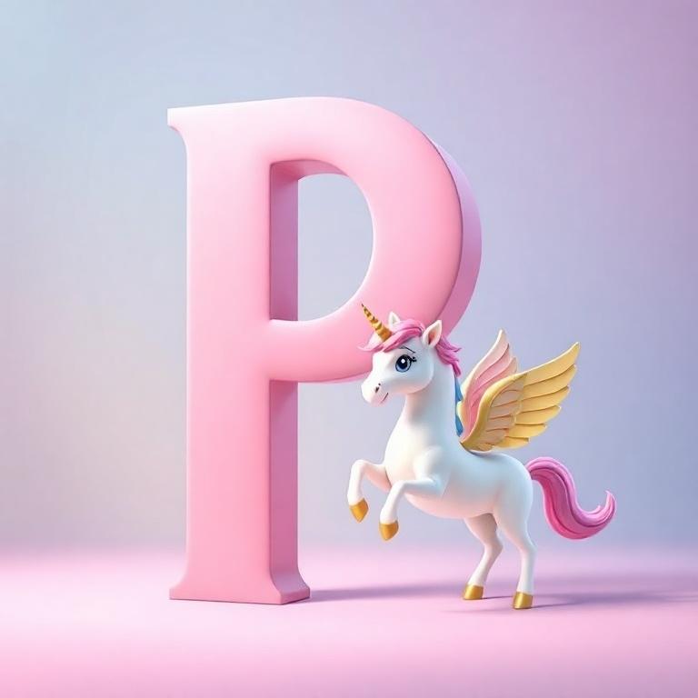 Pegasus — letter P