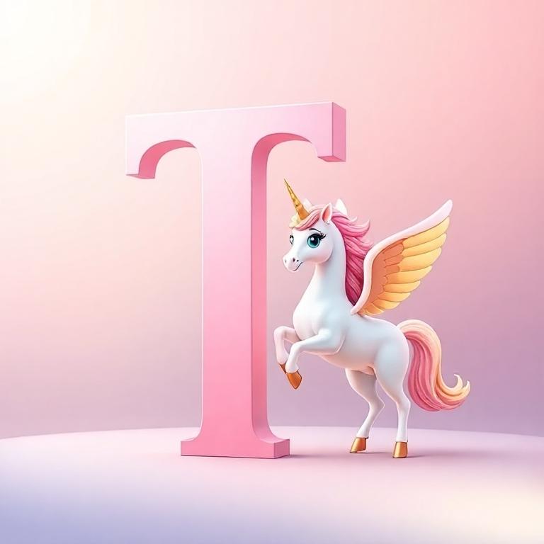 Pegasus — letter T