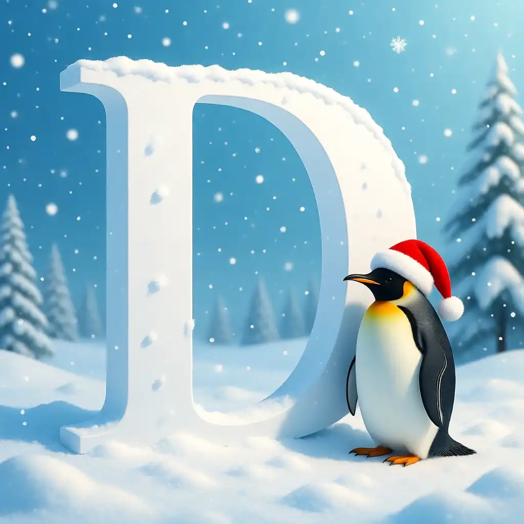 Penguin 2 — letter D