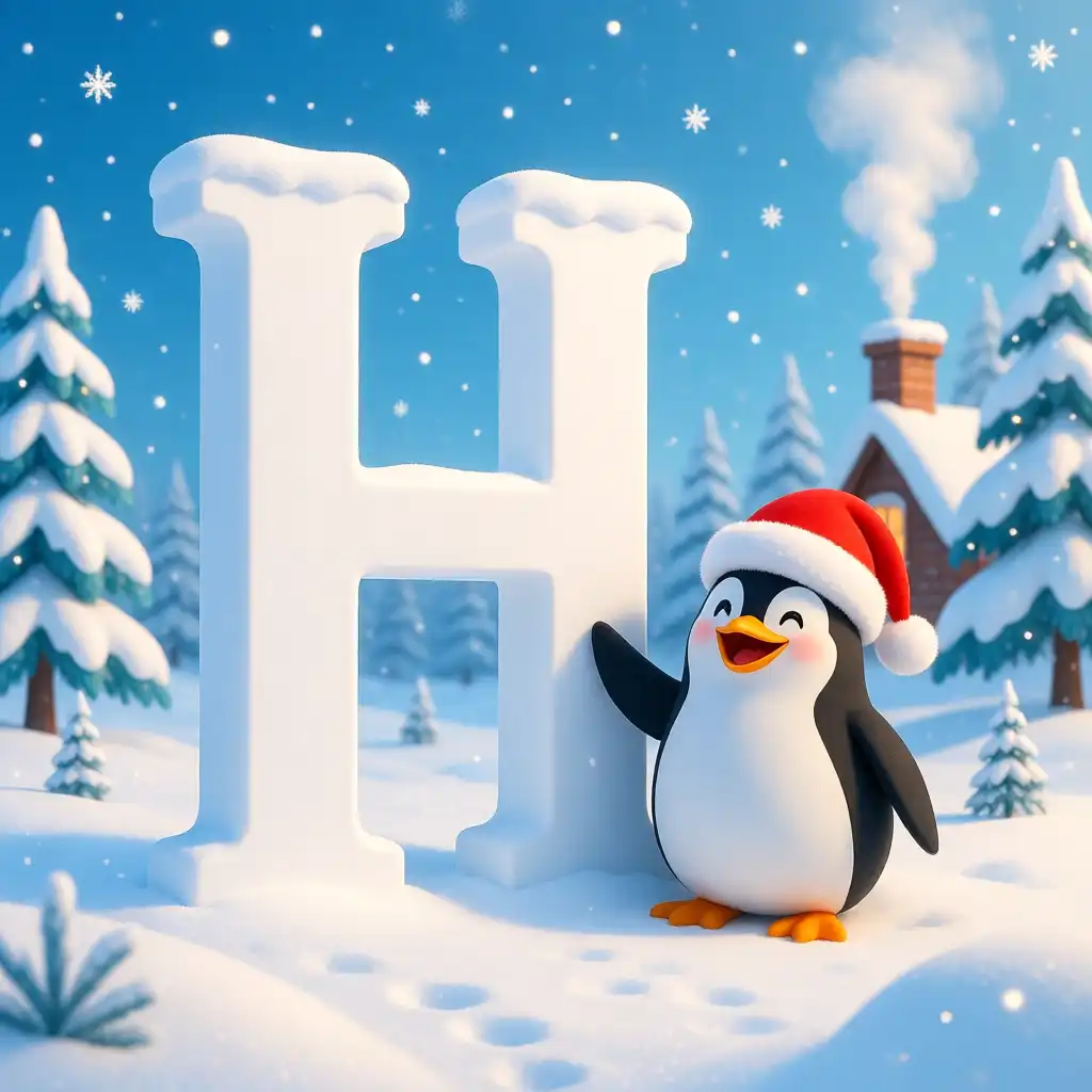 Penguin 2 — letter H