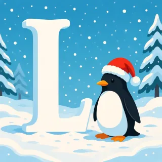 Penguin 2 — letter L
