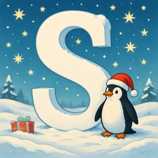 Penguin 2 — letter S