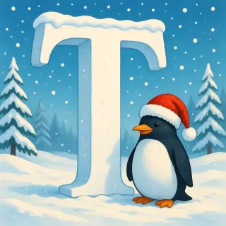 Penguin 2 — letter T