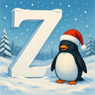 Penguin 2 — letter Z