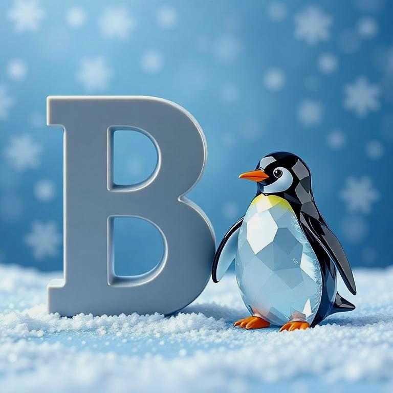 Penguin — letter B