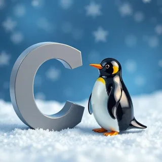 Penguin — letter C
