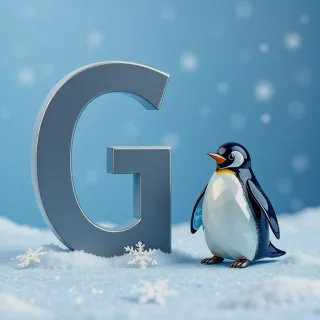 Penguin — letter G