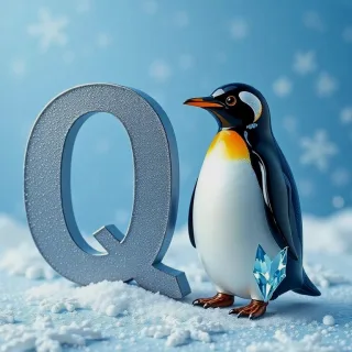 Penguin — letter Q