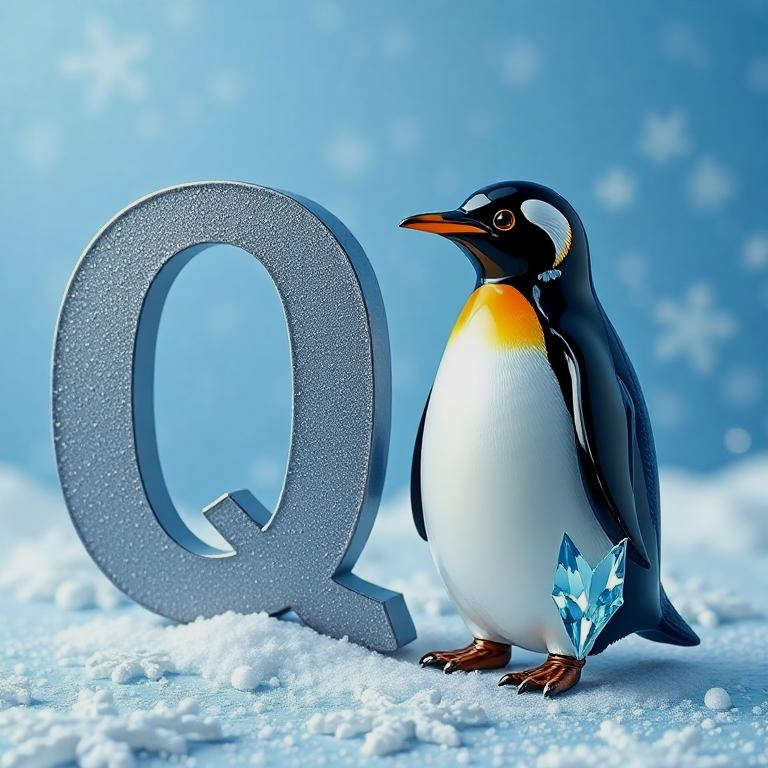 Penguin — letter Q