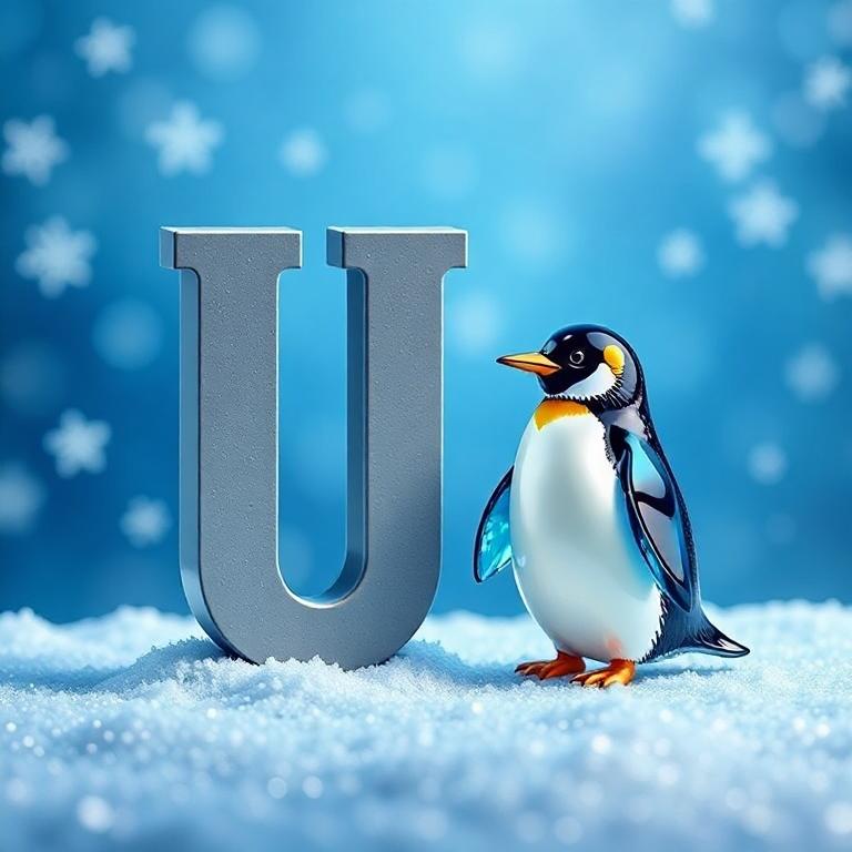 Penguin — letter U