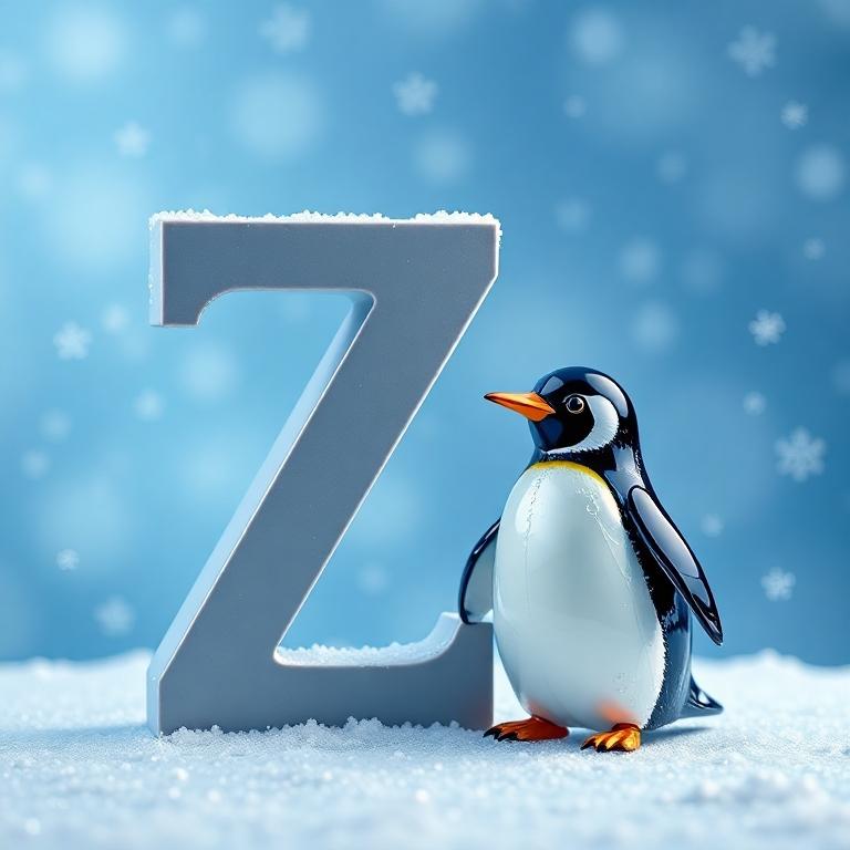 Penguin — letter Z