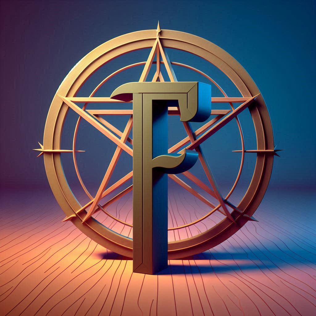 Pentagram — letter F