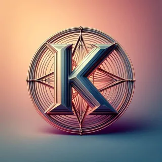 Pentagram — letter K