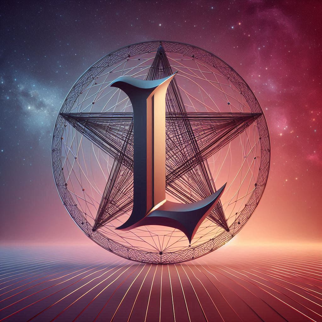 Pentagram — letter L (variant 2)