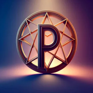 Pentagram — letter P (variant 2)
