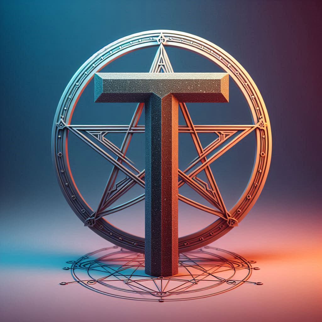 Pentagram — letter T