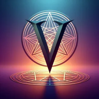 Pentagram — letter V