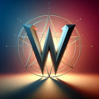 Pentagram — letter W