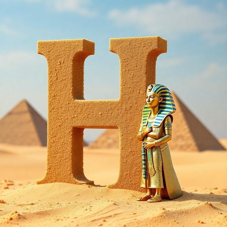 Pharaoh — letter H