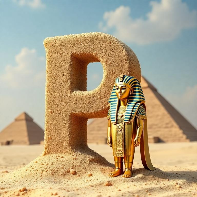 Pharaoh — letter P
