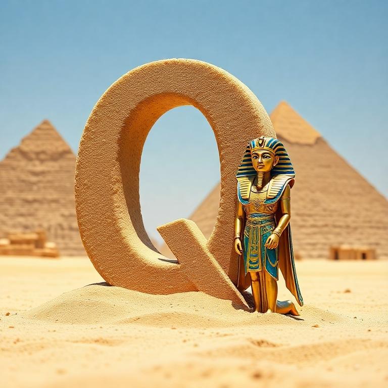 Pharaoh — letter Q
