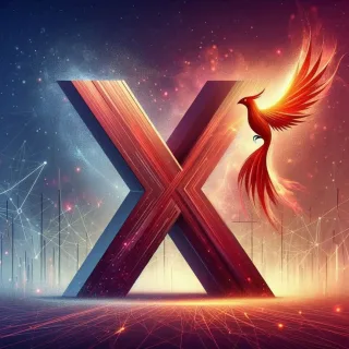 Phoenix — letter X (variant 2)