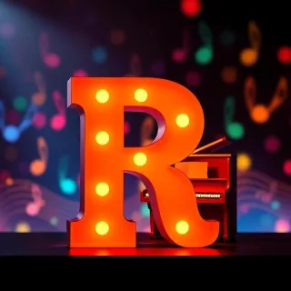 Piano — letter R