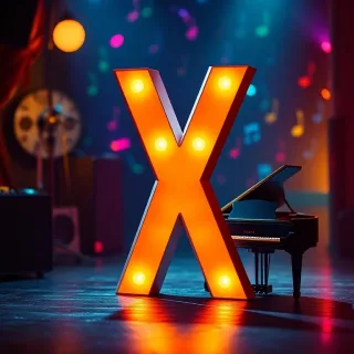 Piano — letter X