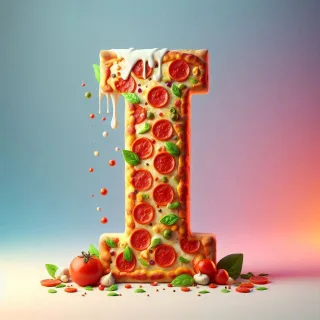 Pizza — letter I