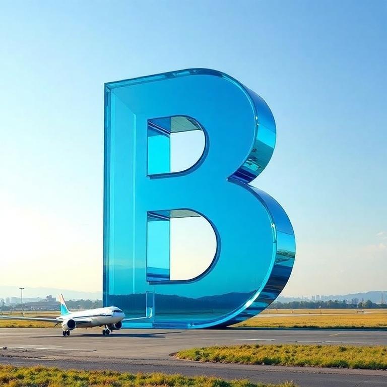 Plane — letter B