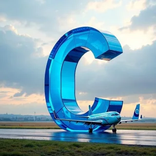 Plane — letter C