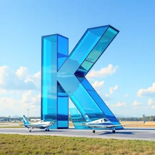 Plane — letter K