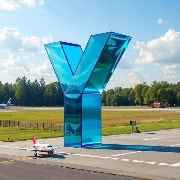 Plane — letter Y