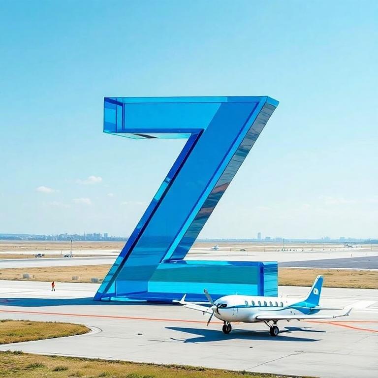 Plane — letter Z