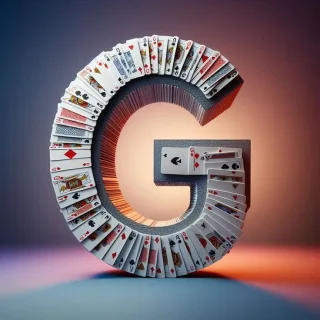 Playing cards — letter G