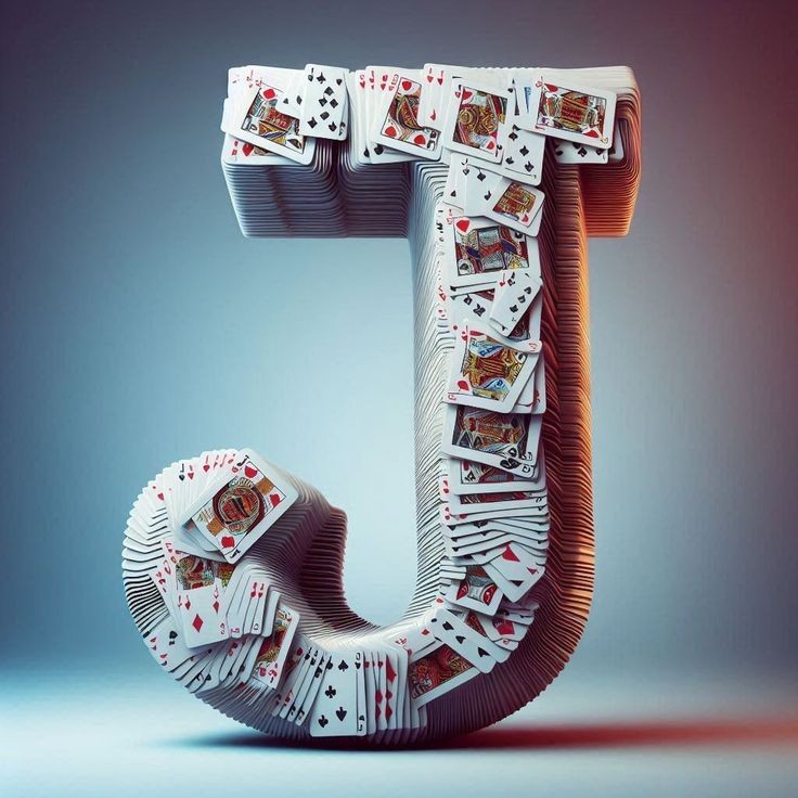 Playing cards — letter J