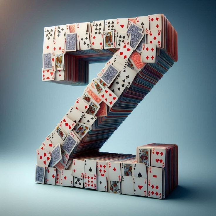 Playing cards — letter Z