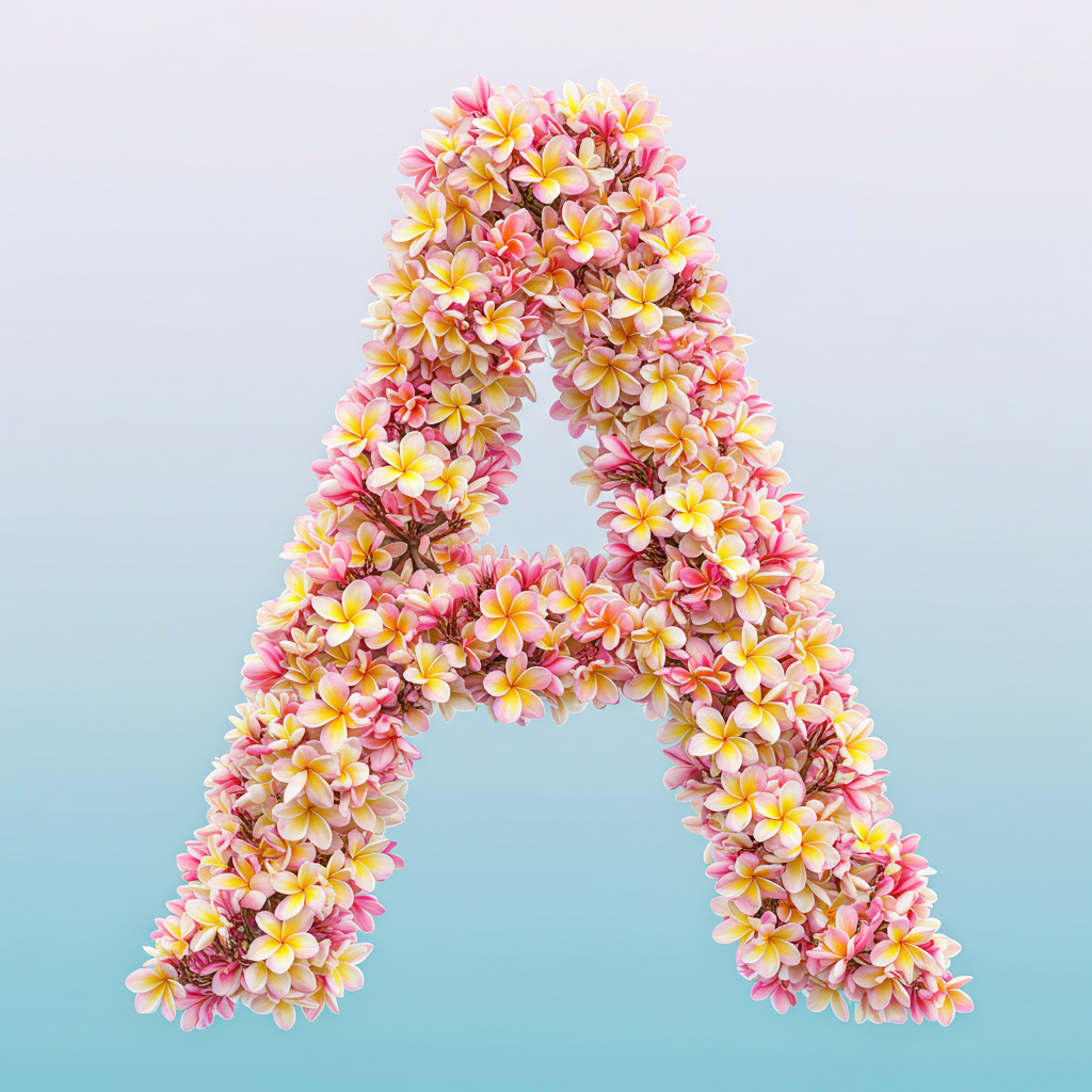Plumeria — letter A