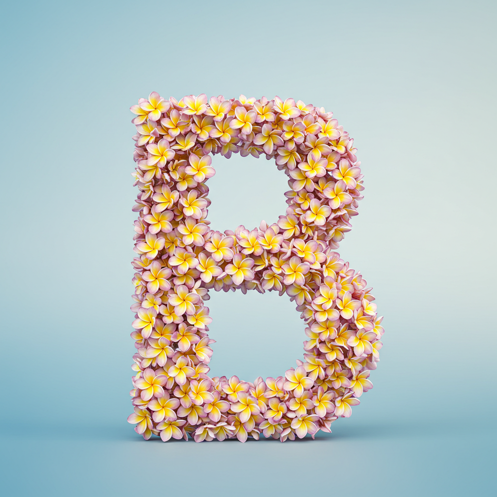 Plumeria — letter B
