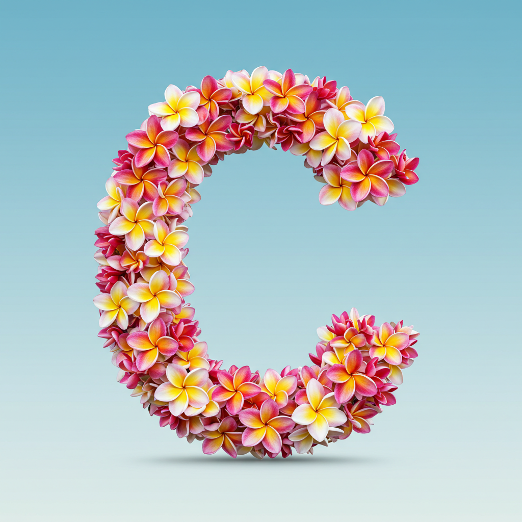 Plumeria — letter C